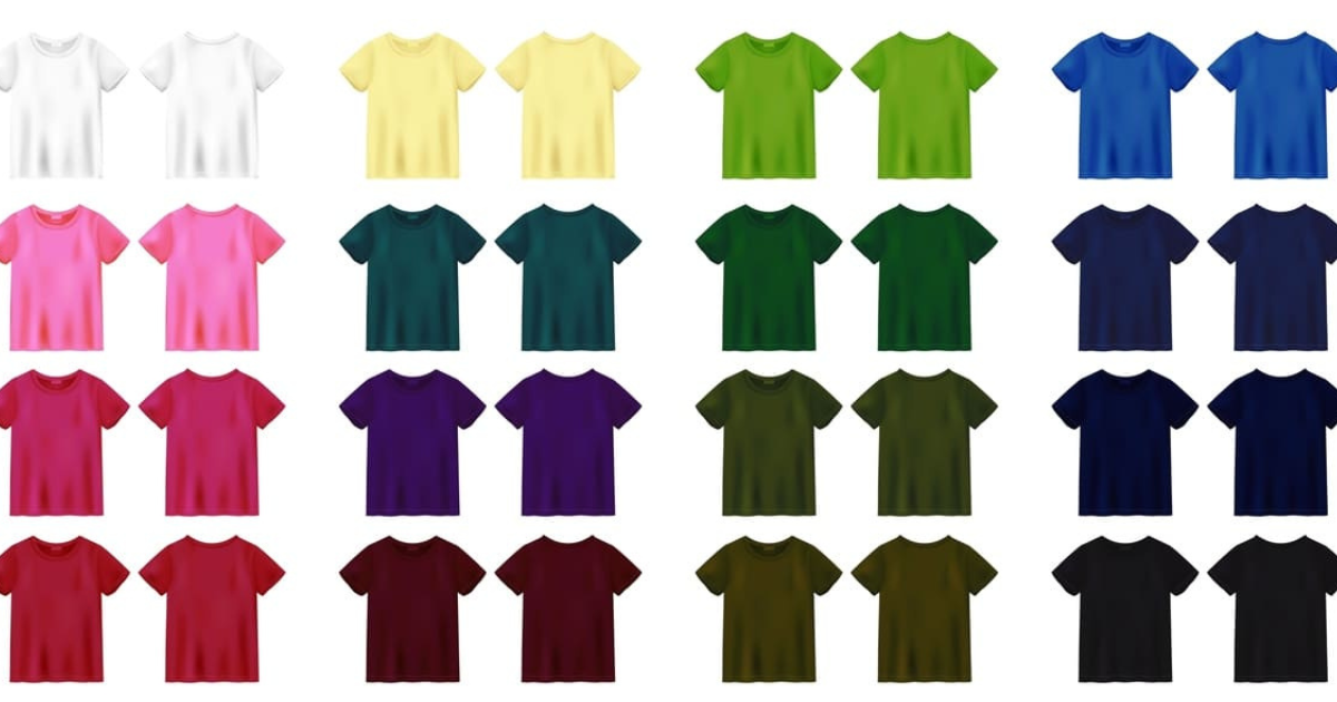 カラフルなTシャツ
