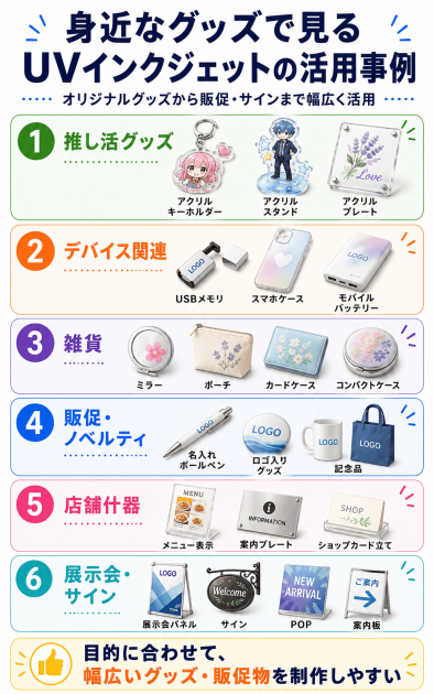 UVインクジェット印刷　活用事例