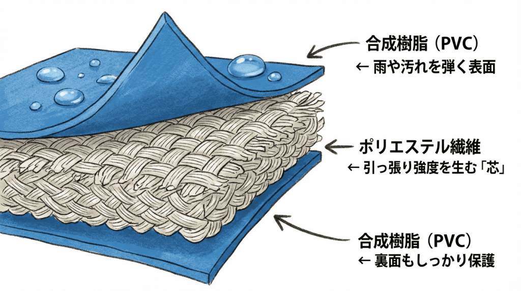 ターポリン 構造